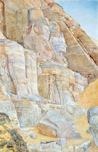 Abu Simbel nagy temploma - Newmann, Henri Roderick (1833-1918) - 1905 - Olaj, vászon - Musee d