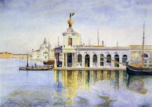 Velence, a Dogana, 1874