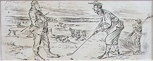 The Hesitant Golfer, illusztráció a 