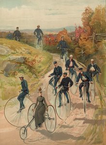 Kerékpározás, 1887 körül