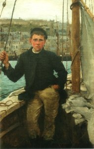 Jack Rolling portréja alkotó: Henry Scott Tuke