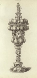 Csésze (metszet) alkotó: Henry Shaw