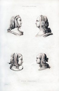 Fejdíszek, 16. század eleje, 1843. alkotó: Henry Shaw