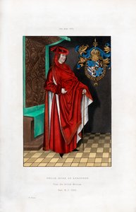 Fülöp, Burgundia hercege, 1460, 1843. alkotó: Henry Shaw