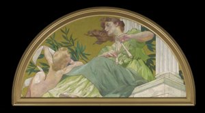 A zene múzsája, 1893 alkotó: Henry Siddons Mowbray