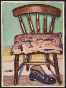 Konyhaszék és csizma, 1930 körül