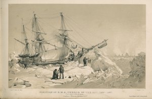 A H.M.S. Terror 1937. február 22-én: fagyfüst a távolban alkotó: Henry Smyth