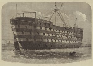 A Dreadnought Kórházhajó, Greenwichben alkotó: Henry Spernon Tozer