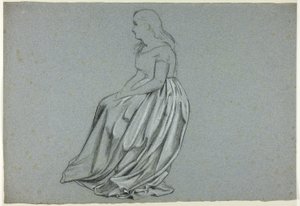 Profile of a Seated Woman (ülő nő)