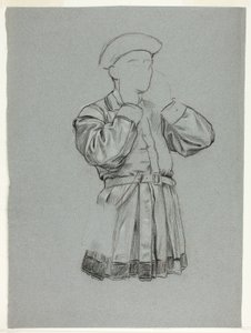 Befejezetlen vázlat férfi tunikában alkotó: Henry Stacy Marks
