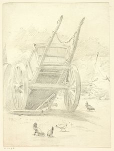 Szekér és baromfi alkotó: Henry Stacy Marks
