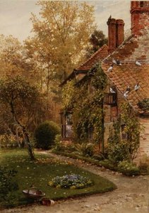 Round My House: A Side of the Cottage, Elm Grove, Ripley, Surrey alkotó: Henry Sutton Palmer