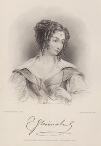 Teresa Guiccioli grófnő, Lord Byron szeretője (metszet) alkotó: Henry Thomas (after) Ryall