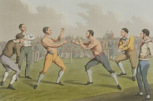 A Prize Fight, aquatinta I. Clark, pub. Írta: Thomas McLean, 1820 (akvatinta) alkotó: Henry Thomas Alken