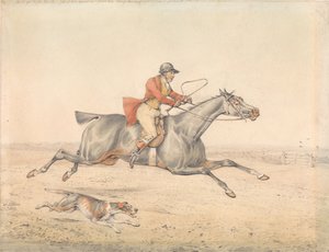 „Az istenit - leér a földre...” alkotó: Henry Thomas Alken