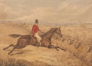 Ökörkerítés töltése alkotó: Henry Thomas Alken