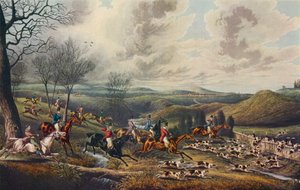 „Chase of the Roebuck: Full Cry”, 1800, 1922 alkotó: Henry Thomas Alken