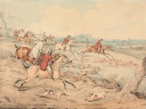 Rókavadászat: Teljes hajszában alkotó: Henry Thomas Alken