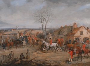 Vadászjelenet: A találkozó alkotó: Henry Thomas Alken