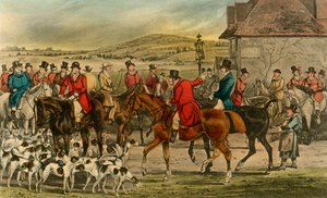 Mr. Jorrocks bemutatja a Yorkshiremant a Surrey-nek, 1838-ban alkotó: Henry Thomas Alken