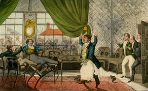 Ó uraim! Urak! íme egy siralmas esemény, 1838 alkotó: Henry Thomas Alken