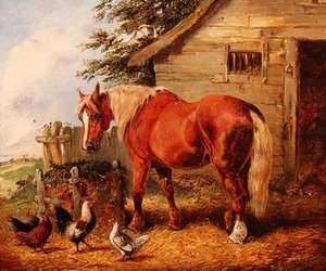 Az istállón kívül alkotó: Henry Thomas Alken