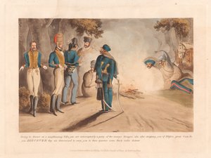Hét darabból álló sorozat: [Katonai felfedezések] alkotó: Henry Thomas Alken