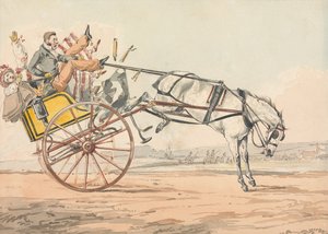 „Sportfelfedezések, avagy a hajtás nyomorúságai...” Felfedezi, hogy a gyeplő a farka alatt van alkotó: Henry Thomas Alken