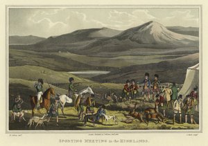 Sporttalálkozó a Felvidéken (chromolitho) alkotó: Henry Thomas Alken