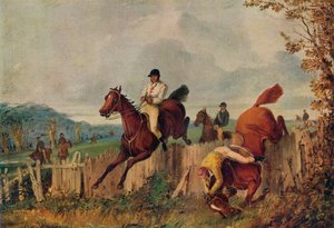 Akadályhajtás, ,c1805-1851, 1924 alkotó: Henry Thomas Alken