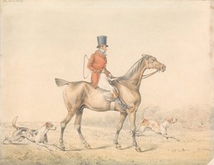 „A vadászló a falkához” alkotó: Henry Thomas Alken
