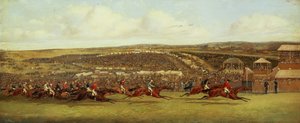 A Derby befejezése (olaj, vászon) alkotó: Henry Thomas Alken