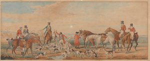 A leicestershire-i vadászat - A halál alkotó: Henry Thomas Alken