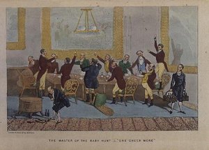 A veszettvadászat mestere, One Cheer More, Nimród "A sportoló élete" című művéből alkotó: Henry Thomas Alken
