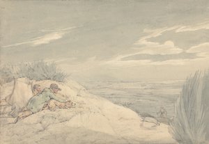 „Nagy-Britannia nemzeti sportjai” 1821: Borzbefogás alkotó: Henry Thomas Alken
