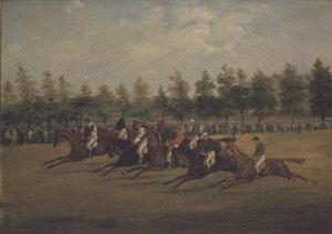 A St.Leger kezdete alkotó: Henry Thomas Alken