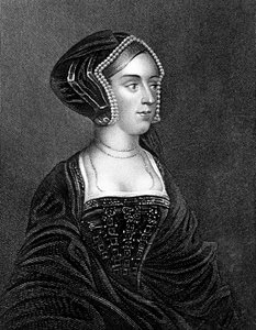 Boleyn Anne, VIII. Henrik második felesége, 19. század.