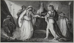 I. Henrik házassága, Delatre metszete, illusztráció David Hume "The History of England" című művéből, R. Bowyer kiadása, London, 1812.