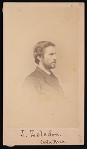 Jose Castulo Zeledon portréja 1846-1923, 1868.