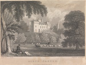 Airth kastély, Stirlingshire; 4. oldal (Első kötet) alkotó: Henry Wallis