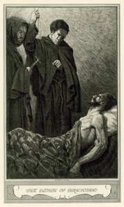 John Webster: A fehér ördög: Brachiano halála (litho)