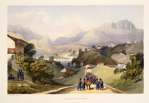 Alza, Renteria és Lezo, a Díszletrajzok Spanyolország baszk tartományaiból, válogatott nemzeti zenével…, pub. 1838 (kézzel színezett metszet)