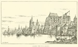 Köln, Szent Ignác ideje (metszet) alkotó: Henry William Brewer