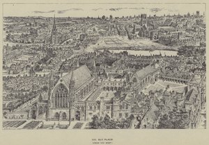 Ely Place, Nyugatról alkotó: Henry William Brewer
