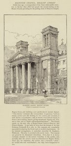 Hannoveri kápolna, Regent Street alkotó: Henry William Brewer