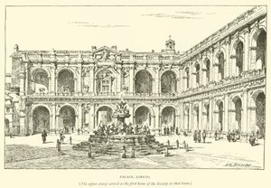 Palota, Loreto (metszet) alkotó: Henry William Brewer