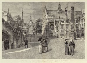 A festői London, a Middle Temple Hall és a kertek