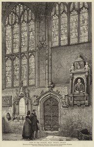 Kilátás a kancellára, a Szentháromság-templomra alkotó: Henry William Brewer