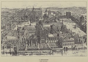 Westminster, keletről alkotó: Henry William Brewer