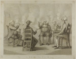 Dohányzóklub alkotó: Henry William Bunbury